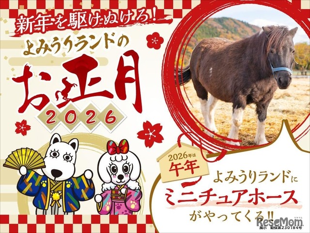 新年を駆けぬけろ！よみうりランドのお正月2026