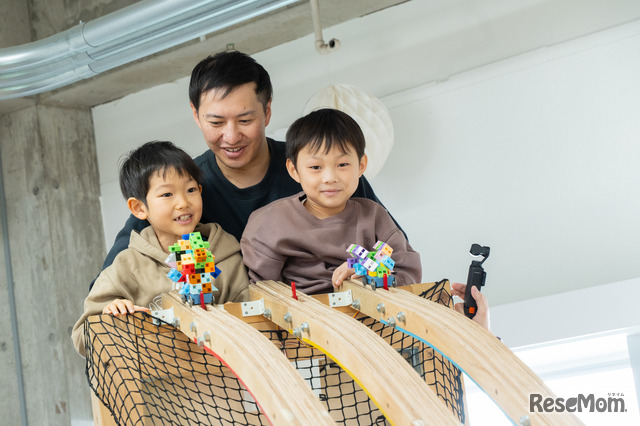 つくった車を走らせて、開発の成果をチェック！