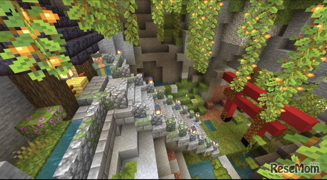 マインクラフトで地下ダンジョンから脱出