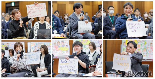 6団体の代表者が、それぞれの思いを言葉にした