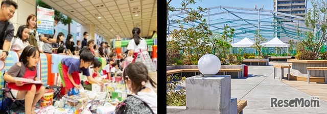 過去のキッズフリマのようす