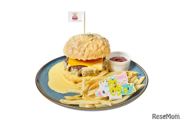 チーズメルトバーガー＆Shimajiro　(c) Benesse Corporation 1988-2026 / しまじろう