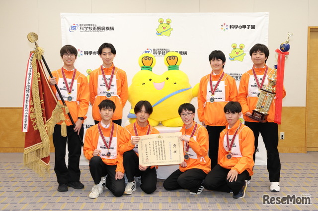 第15回大会 優勝の岡山県立岡山朝日高校