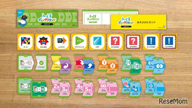 ロボットトイtoio：専用コンテンツ「トイオ・プレイグラウンド コマンド」内容品