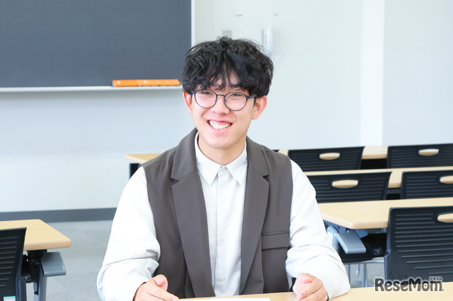 高橋万旺さん　地球社会共生学科4年（松永エリックゼミ）