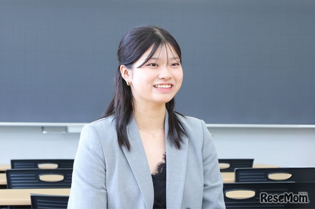 戸島叶深さん　地球社会共生学科4年（松永エリックゼミ）