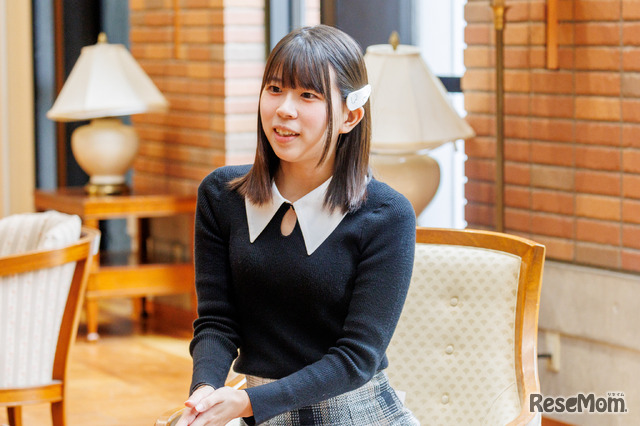 学芸学部メディア創造学科 4年 三田実風さん