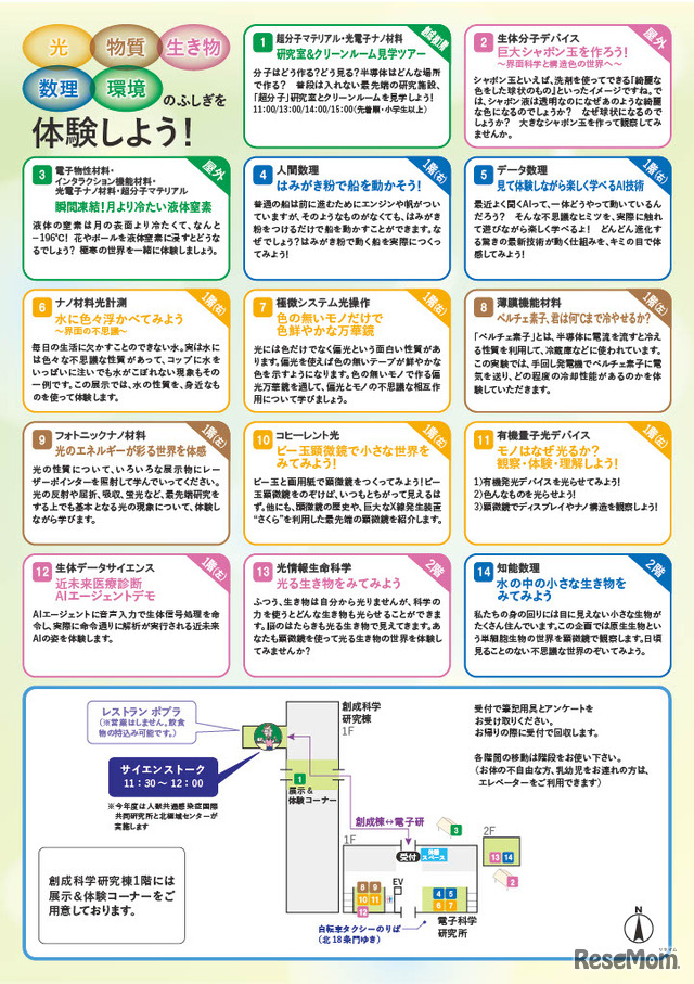電子科学研究所チラシ
