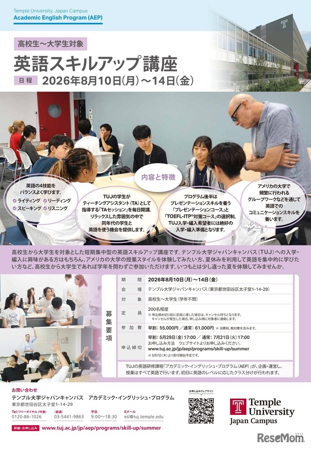 英語スキルアップ講座