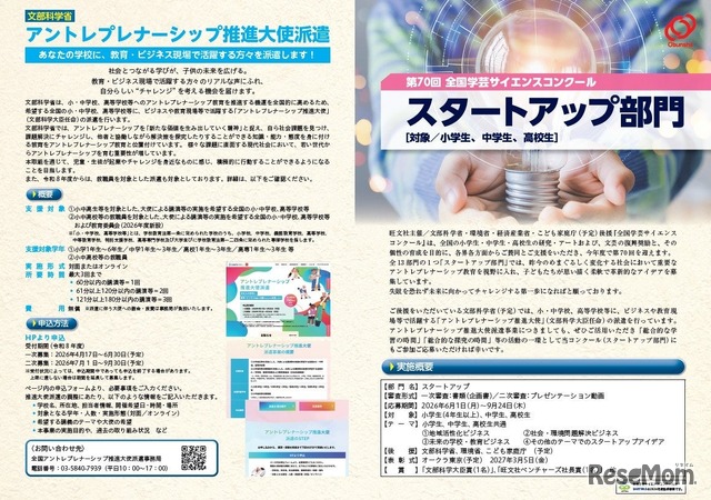 スタートアップ部門