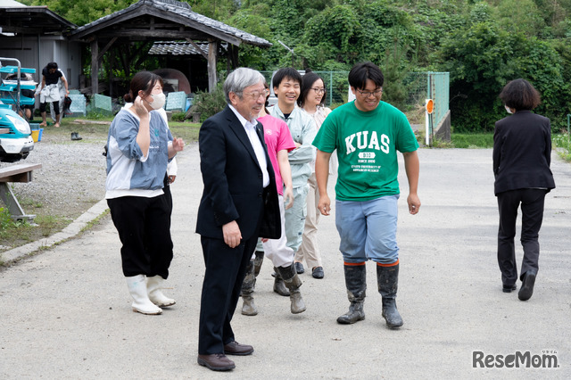 京都先端科学大学 京都亀岡キャンパスのようす