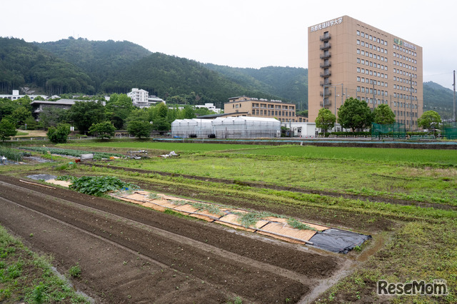 京都先端科学大学 京都亀岡キャンパスのようす