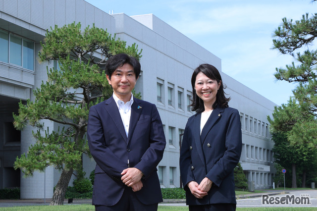 新潟県教育庁高等学校教育課 課長の今井亮二氏と、同課将来構想推進室 副参事（指導主事）の内川未奈希氏
