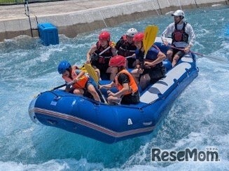 カヌスラで海そなえ！ ラフティング体験