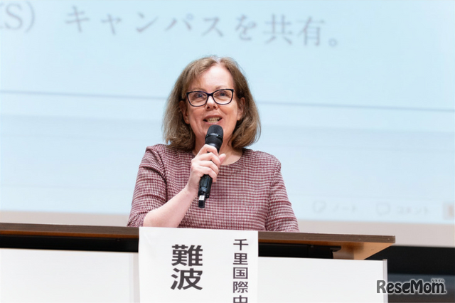 難波フランセス氏　関西学院千里国際中等部・高等部校長