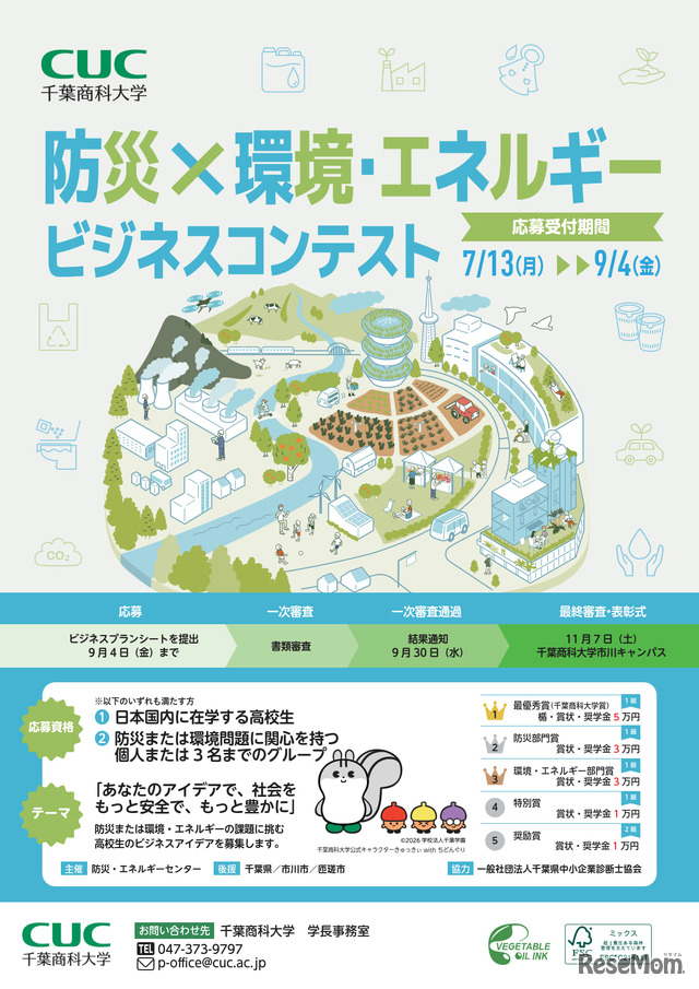 第1回全国高校生 防災×環境・エネルギービジネスコンテスト