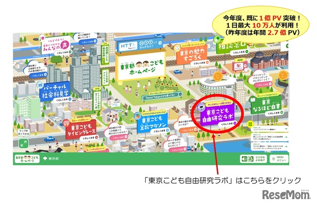 「東京こども自由研究ラボ」を公開