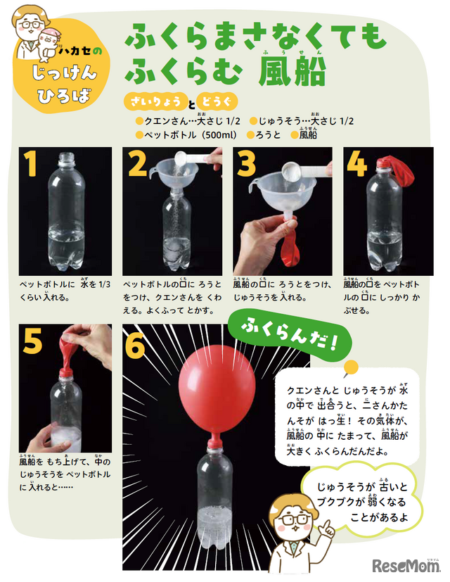 『ひとりでできた！　食べられるじっけん』