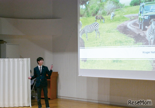 高校2年生まで、1年に一度英語イベントでの発表、英語ネイティブ授業専用の2教室もある