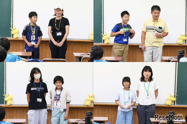 ダムや発電所の感想、明日の遊覧船への期待など、それぞれの思いを交えながら自己紹介した