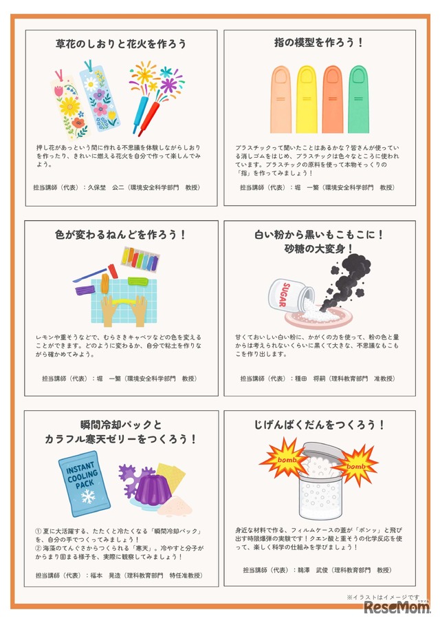 子と親の楽しいかがく教室