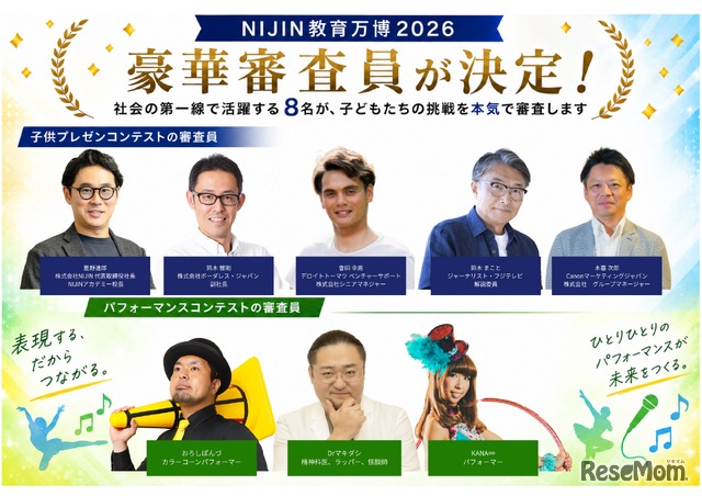 審査員8名