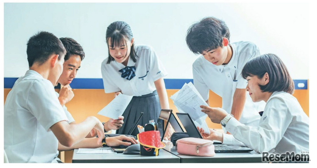 西大和学園の多様な価値観が交わる環境が、視野を広げる