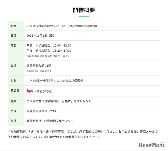 開催概要