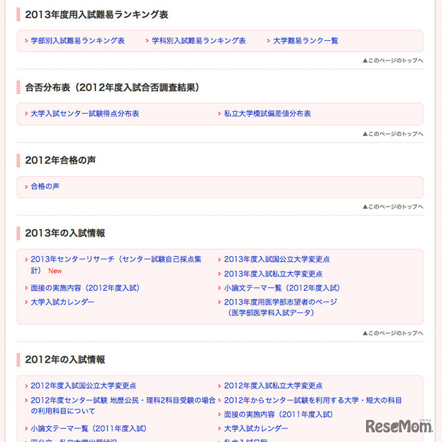 コンディション詳細大学入試難易ランキング 最新版〈2013〉 代々木ゼミナール