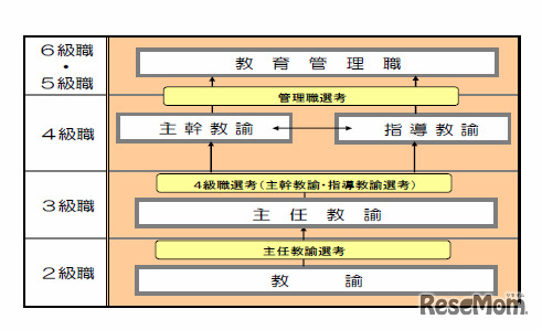 指導教諭の任用体系