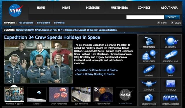 NASA webサイト