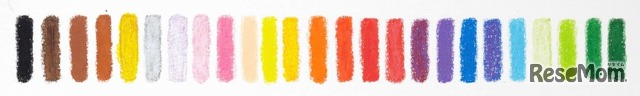 混色によって、13色から多彩なカラーを表現可能