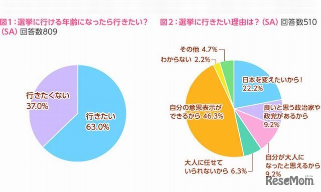 選挙に行きたいかどうかとその理由