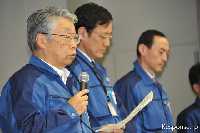 計画停電会見は毎日開かれている （24日18時・東電本店）　撮影＝中島みなみ