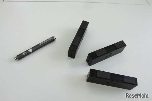 （屈折）屈折の実験に使うレーザーポインタと市販のLED光源キット