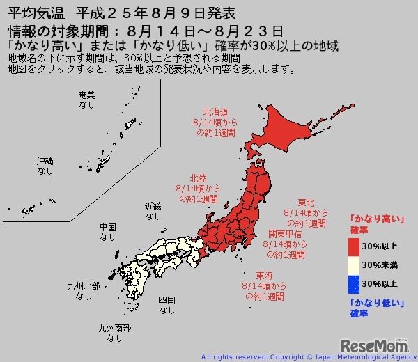 異常天候早期警戒情報、気象庁