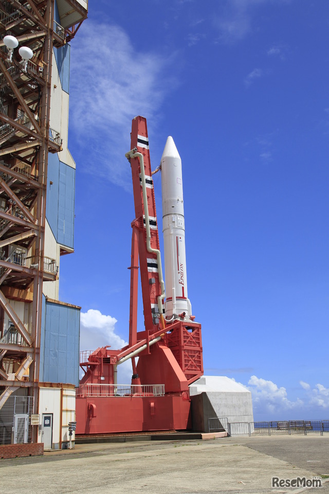 イプシロンロケット試験機打ち上げリハーサル　機能確認中のイプシロンロケット　JAXA