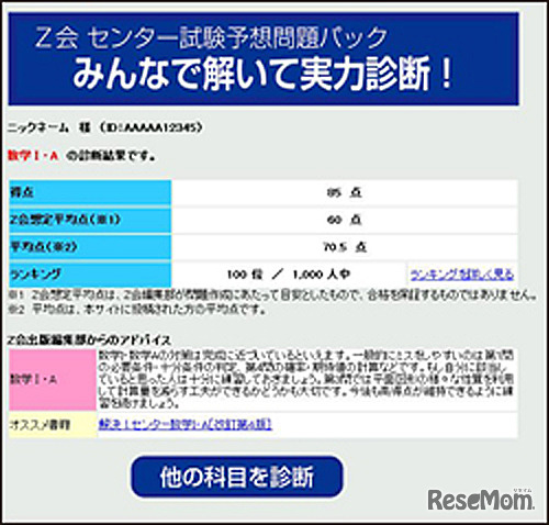 実力診断サイト