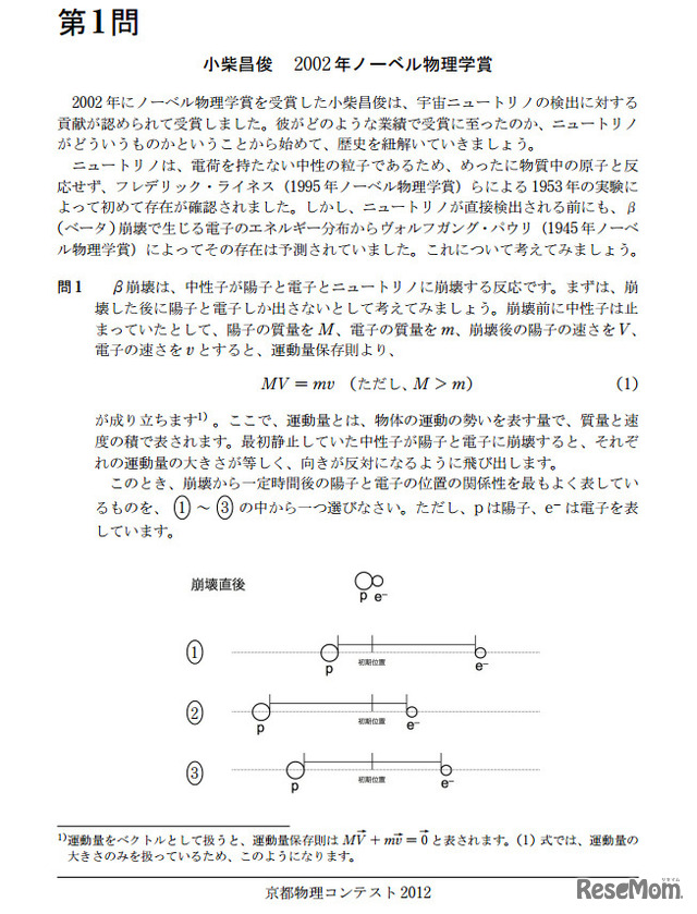 昨年の理論問題