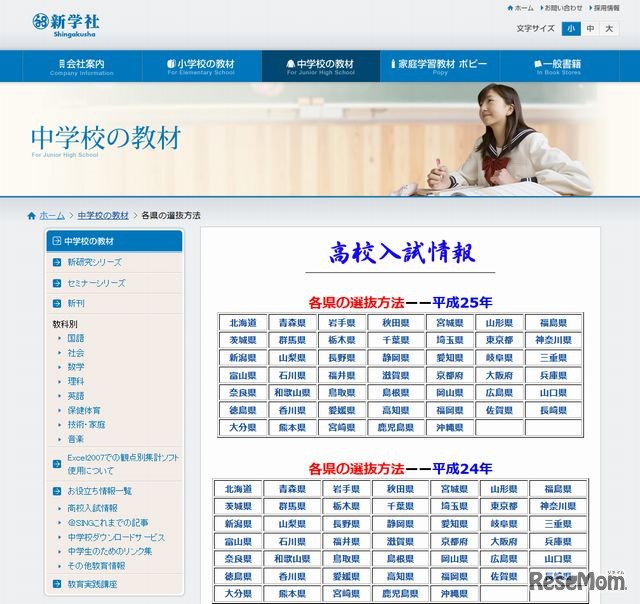 各県の選抜方法