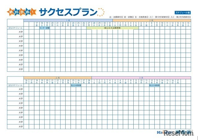 サクセスプラン～スケジュール編～