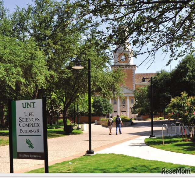米ノーステキサス大学（UNT）