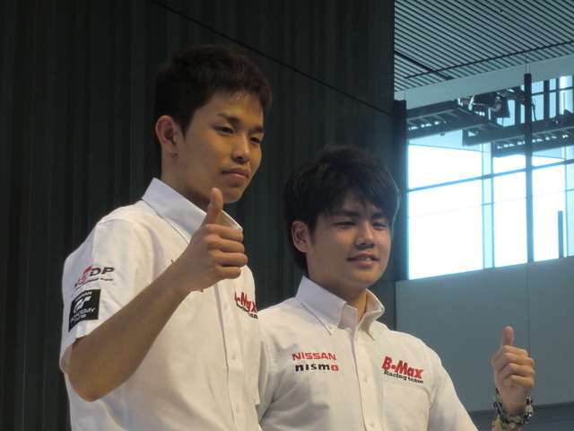 佐々木大樹（左）と高星明誠はB-MAX Racing Team with NDDPで、長谷見昌弘監督の指揮のもと、全日本F3選手権に参戦する。