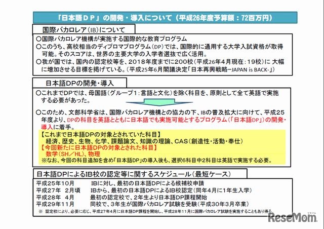 「日本語DP」の開発・導入について