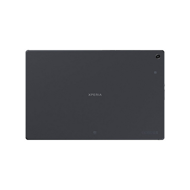 「Xperia Z2 Tablet SOT21」ブラックモデル背面