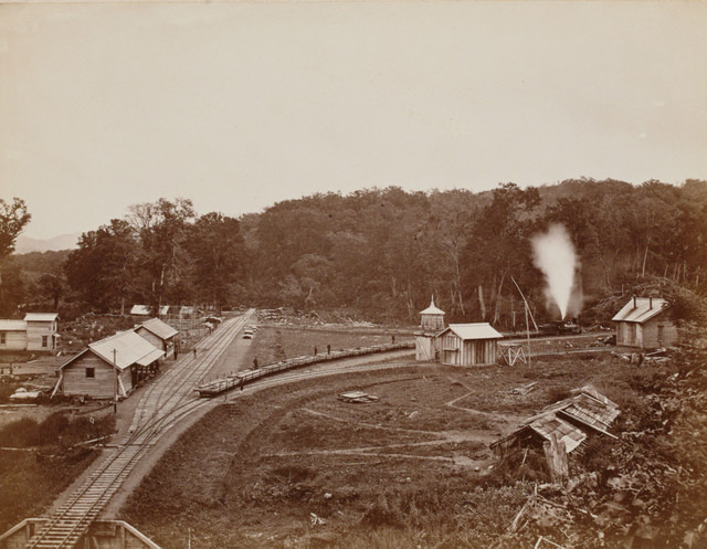 武林盛一 「幌内駅」 c.1871-1880