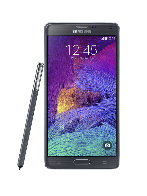 「GALAXY Note 4」Charcoal Blackモデル