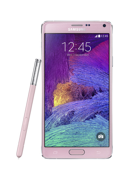 「GALAXY Note 4」Blossom Pinkモデル