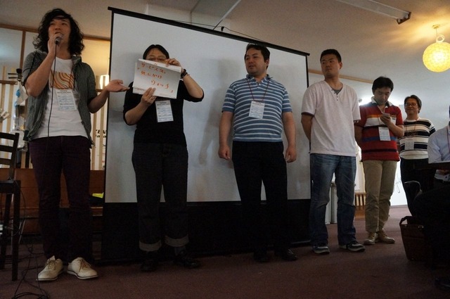 岡田さんのアイデアに興味を示した参加メンバーが集まり、チームとなってアイデアをカタチにしていった。