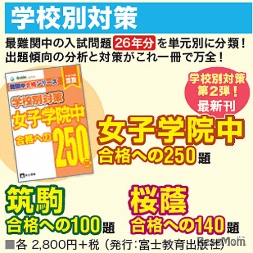 女子学院中合格への250題